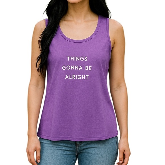 Lili Sidonio Molly Bracken Linen Blend Sleeveless Top Purple - Picture 1 of 10